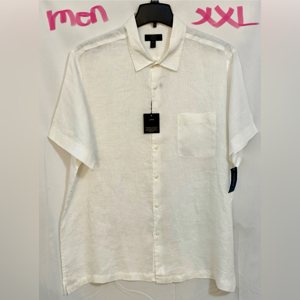 Club Room White Casual Button Down Shirt